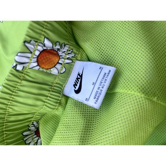 Nike Mens SPE+ AOP Flow Short DP Floral Vivid Green White Drawstring Size M - Picture 8 of 9